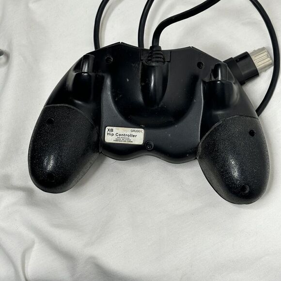 Xbox Original Hip Gear Wired Controller Black Tested & Working Just Right - Picture 3 of 4